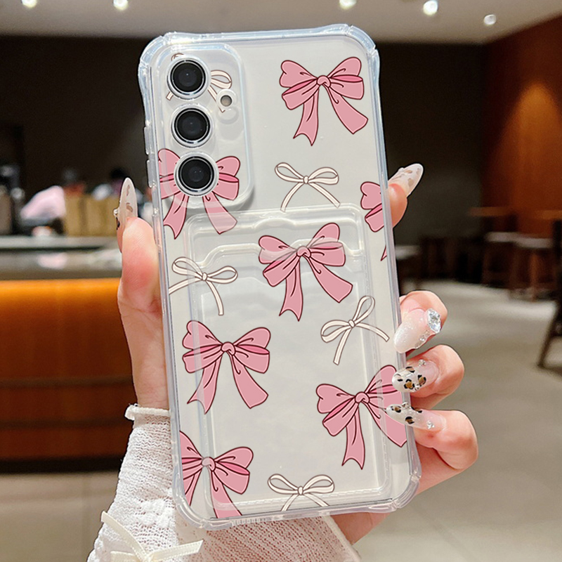 Samsung Galaxy A55 - Casing dengan Tempat Kartu untuk Samsung