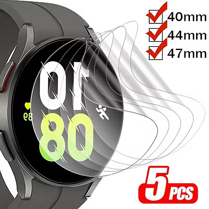 Hydrogel Screen Protector - 5 Buah Film Hidrogel untuk Jam