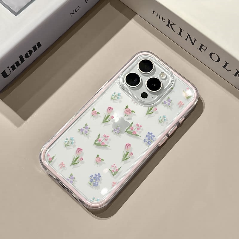 Samsung Galaxy A55 - Casing HP Full Screen Motif Bunga