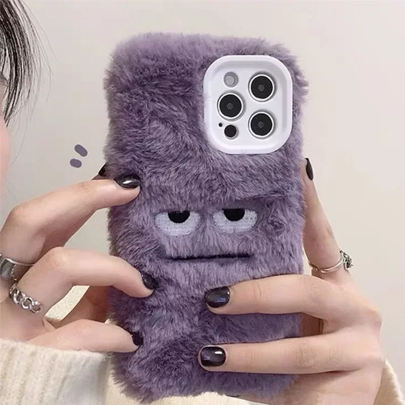 Apple Iphone 15 Pro Max - Casing Telepon Berbentuk Monster Lucu dan